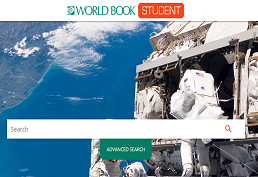 screenshot of space station on World Book Student online