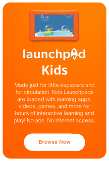 tablet with kids apps and text: Kids Collection