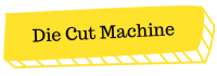 yellow button of Die cut machine